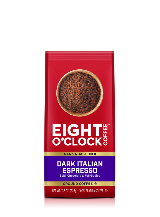 Eight O'Clock Dark Italian Espresso (Ground) Same Day Delivery