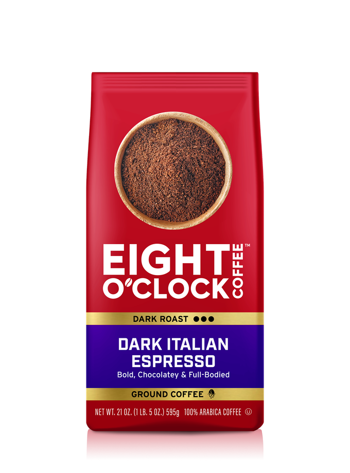 Eight O'Clock Dark Italian Espresso (Ground) Same Day Delivery