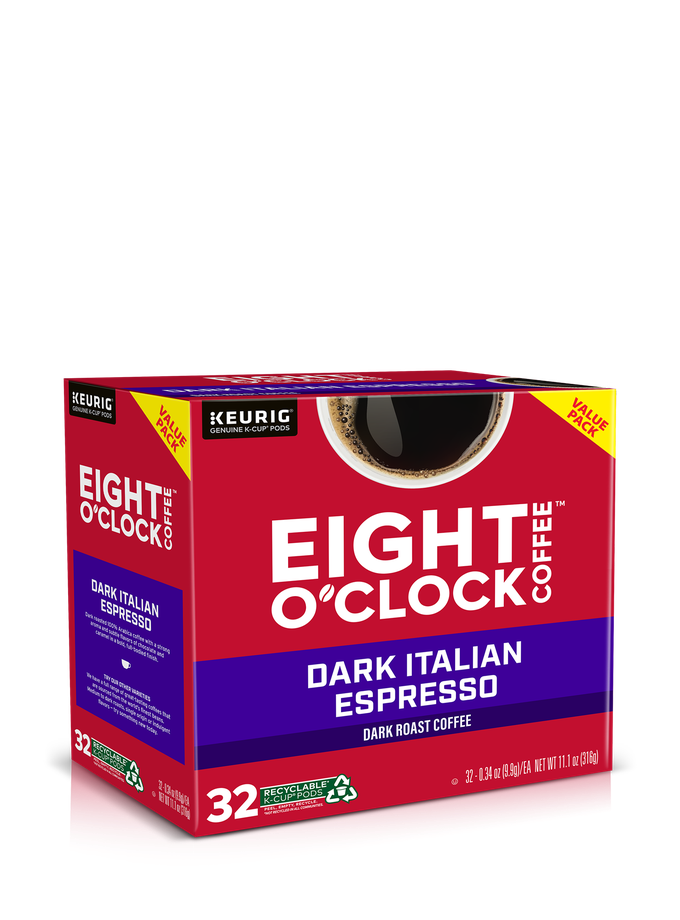 Eight O'Clock Dark Italian Espresso K-Cup® Pods Best Seller