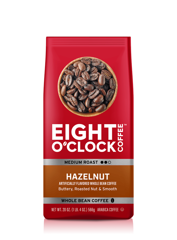 Eight O'Clock Hazelnut (Whole Bean) High Quality