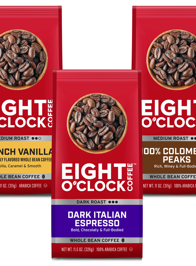 Eight O'Clock Whole Bean Top Sellers 3-Pack Free shipping